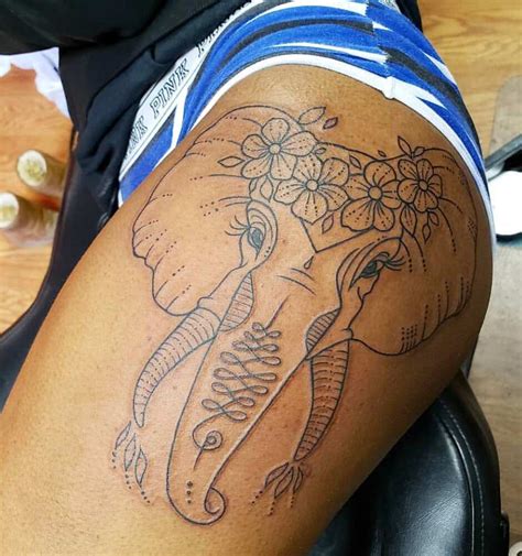 thigh tattoos for black women|black girl thigh tattoo ideas.